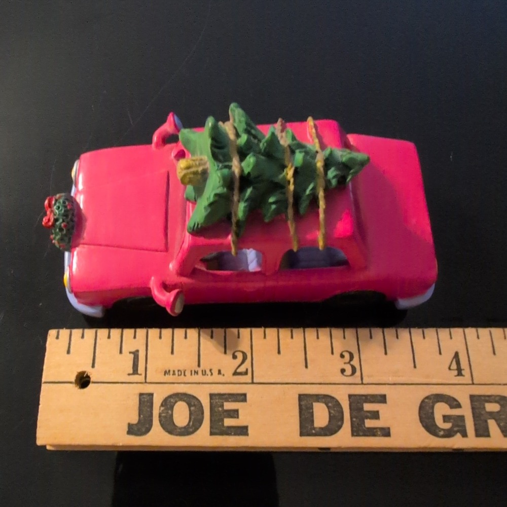 Hawthorne Village Simpsons Bringing Home the Tree Pink Car Figurine 78440 - Picture 5 of 5